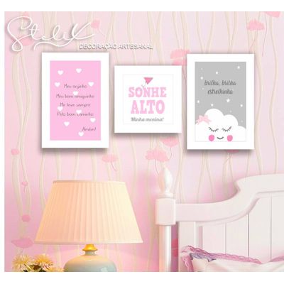 Placas mdf Infantil 3 un