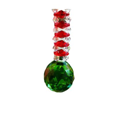 Cristal Suncatcher -Feng Shui - Verde
