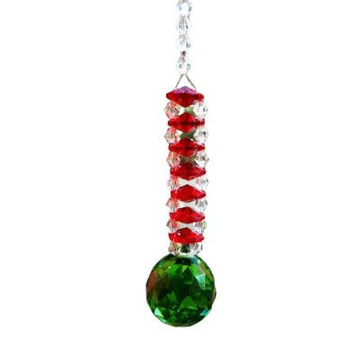 Cristal Suncatcher -Feng Shui - Verde