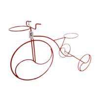 Suporte Plantas Bicicleta Vermelha - 2 vasos