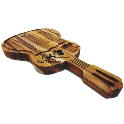 Tábua de corte tradicional para churrasco Madeira Teca Viola