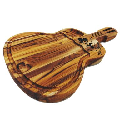 Tábua de corte tradicional para churrasco Madeira Teca Viola