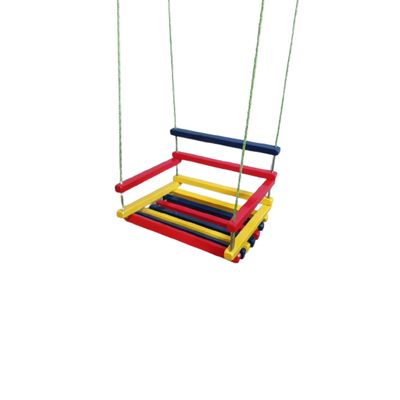 Balanço gangorra infantil madeira 50x40 Colorido até 100kg
