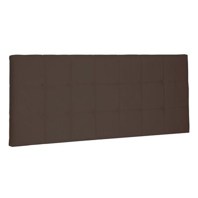 Cabeceira Painel Estofada Cama Box Casal 140cm Suede Café