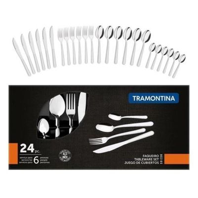 Faqueiro 24 Pecas INOX Buzios Tramontina - 23799/071