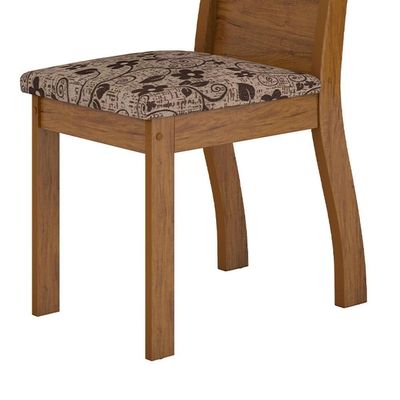 Conjunto Sala De Jantar Completa Mesa 4 Cadeiras Quick Viero