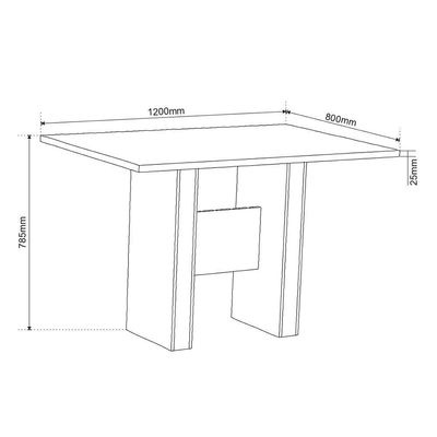 Conjunto Sala De Jantar Completa Mesa 4 Cadeiras Quick Viero