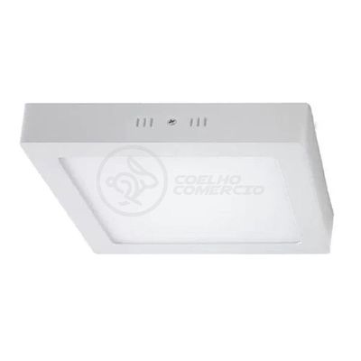 Plafon Painel Led 25w Sobrepor Branco Frio Spot Teto Bivolt