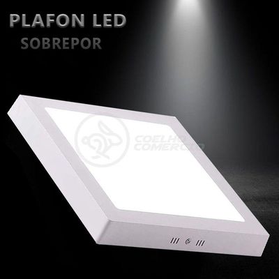 Plafon Painel Led 25w Sobrepor Branco Frio Spot Teto Bivolt