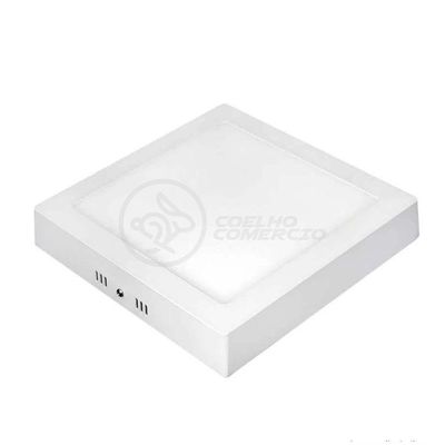 Plafon Painel Led 25w Sobrepor Branco Frio Spot Teto Bivolt