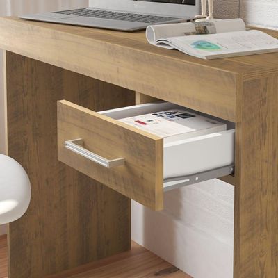 Escrivaninha P/ Notebook Cooler Pinho Com 1 Gaveta - Artely