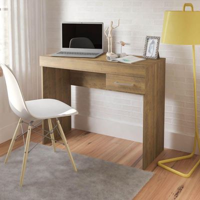 Escrivaninha P/ Notebook Cooler Pinho Com 1 Gaveta - Artely