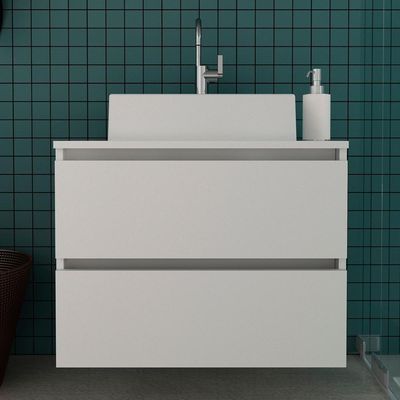 Gabinete Suspenso Para Cuba De Banheiro Bn3607 Branco
