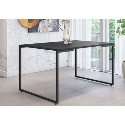 Conjunto Armário E Mesa Cassia Preto