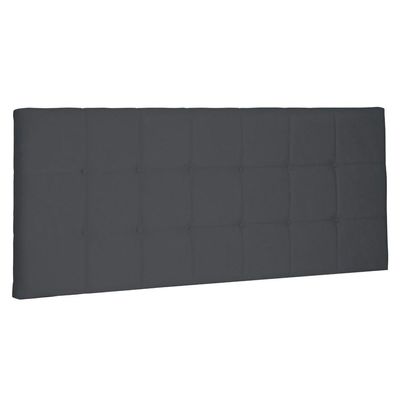 Cabeceira Painel Estofada Cama Box Casal 140cm Suede Cinza