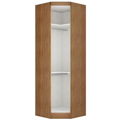 Modulo Canto Obliquo Para Guarda-roupa Com 01 Porta Cumaru