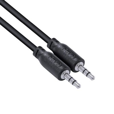 Cabo P2 3.5MM Macho para P2 3.5MM Macho 28AWG Puro Cobre 60 CM - P35M-06