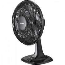 Ventilador de Mesa 40 CM com 6 PAS 220V Turbo 6 PRETO/CINZA Ventisol
