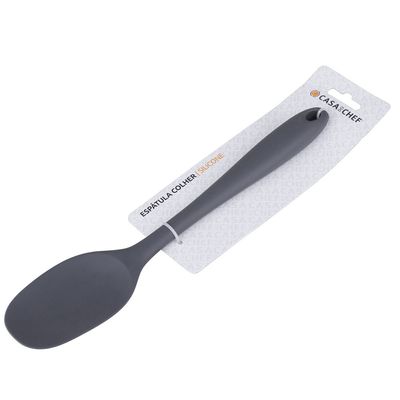 Espátula Colher de Silicone Cazza Easy Cinza