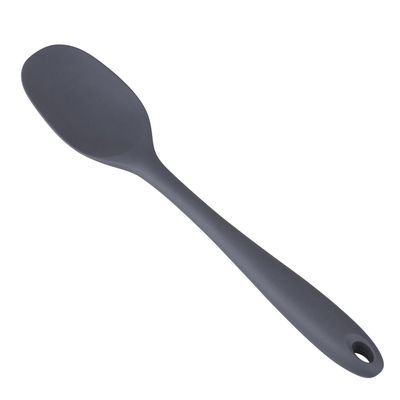 Espátula Colher de Silicone Cazza Easy Cinza