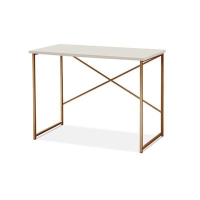 Aparador 76 Cm Estilo Industrial Cobre/Off White