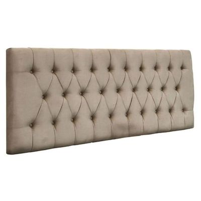 Painel Cabeceira Dubai Para Cama Box-193 Mt-suede Bege