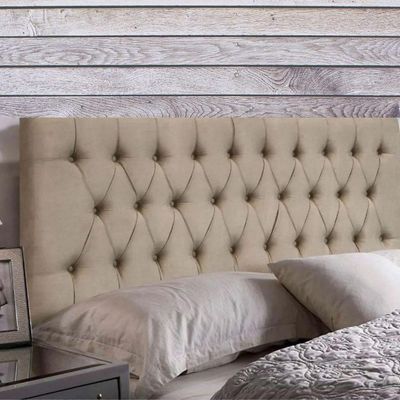 Painel Cabeceira Dubai Para Cama Box-193 Mt-suede Bege