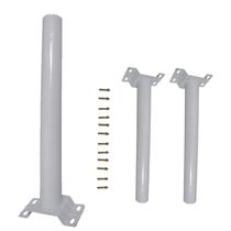 Suporte Barra Para Luminaria Solar Parede 3Un