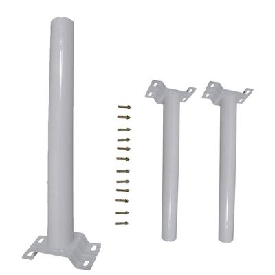 Suporte Barra Para Luminaria Solar Parede 3Un