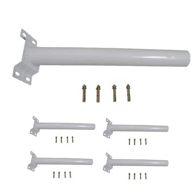 Suporte Barra Luminaria Solar Kit Com 5 Unidades Aço