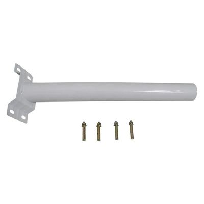 Suporte Barra Luminaria Solar Rua Poste Aço Quintal Jardim