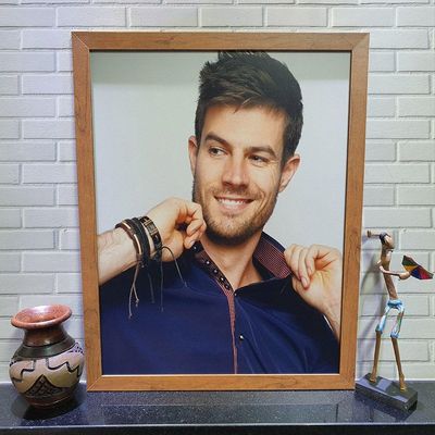Quadros Barba Barbearia 35cmx45cm Modelo 8