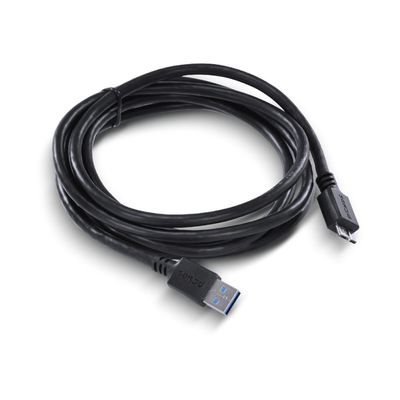 Cabo para HD Externo USB a 3.0 Macho para Micro USB B 3.0 (10 Pinos) Macho 28AWG Puro Cobre 2 Metros