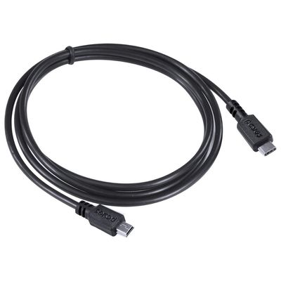 Cabo USB Tipo C para Mini USB B 2.0 para TYPE C Tipo C 1 Metro Preto - PUCMBP-1