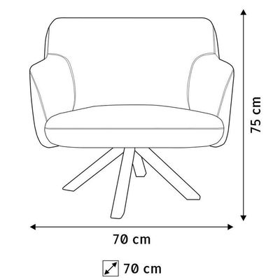 Poltrona Jade Base Giratória C-315 Corano Cinza Claro