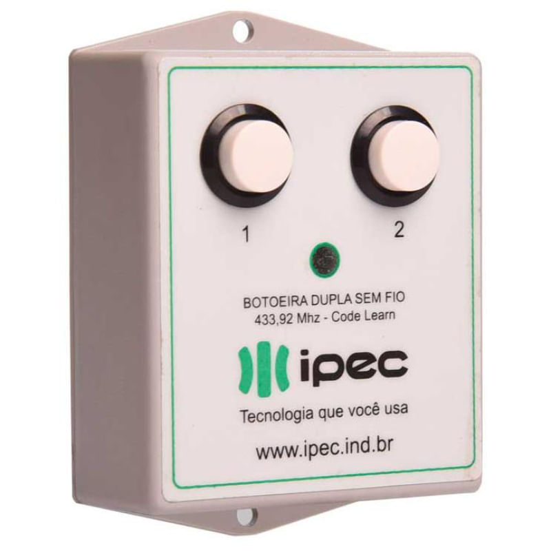Botoeira IPEC com Fio 2 Botoes