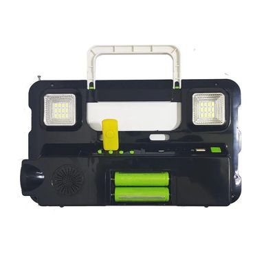 Luminaria Solar Radio Fm Lanterna Luz De Emergencia Portatil