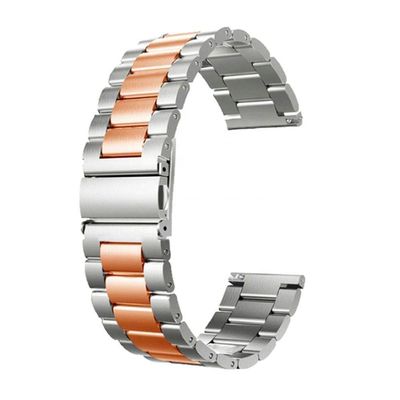 Kit 2 Pulseiras Smartwatch Inox Relogio Elos Smartband