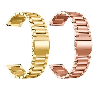 Pulseira Smartwatch Relogio Kit 2 Uni Inox Band 3 Elos