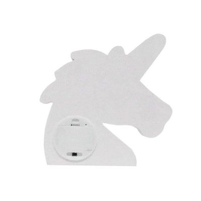 Luminaria 3d Infinito Espelho Led Unicornio Luz Branco