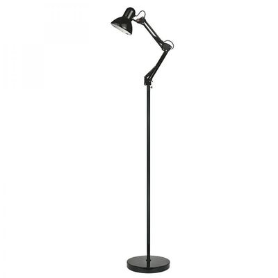 Luminaria Abjaur Articulada Coluna Chao Metal Lustre