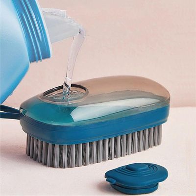 Escova Dispenser Limpeza Multifuncional 3 Em 1
