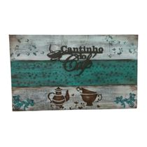 Suporte xícaras canecas Verde 4 ganchos