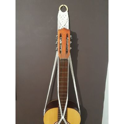 Suporte violão Macramê Cru