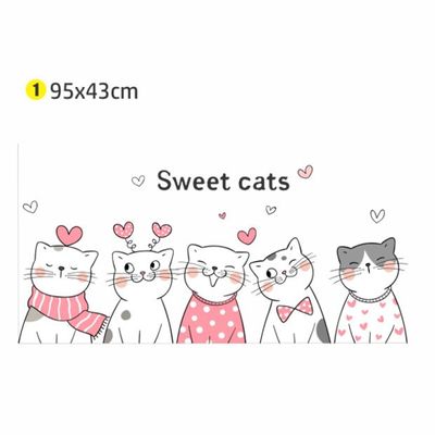 Adesivo de Parede Sweet Cats