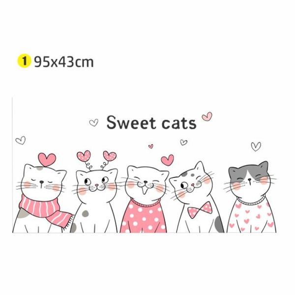 Adesivo de Parede Sweet Cats
