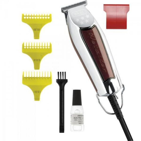 Maquina de Corte Bivolt Detailer PRATA/VERMELHA WAHL