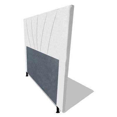 Cabeceira Cama Box Solteiro Dallas 90cm Corano Branco