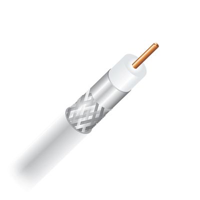 Cabo Coaxial Cabletech Master 40 40% RGC-6 Branco - 100 Metros P00CB12