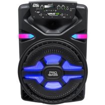 Caixa Amplificada BLUETOOTH/SD/USB Iluminacao de LED 12"" 400W WAVE12